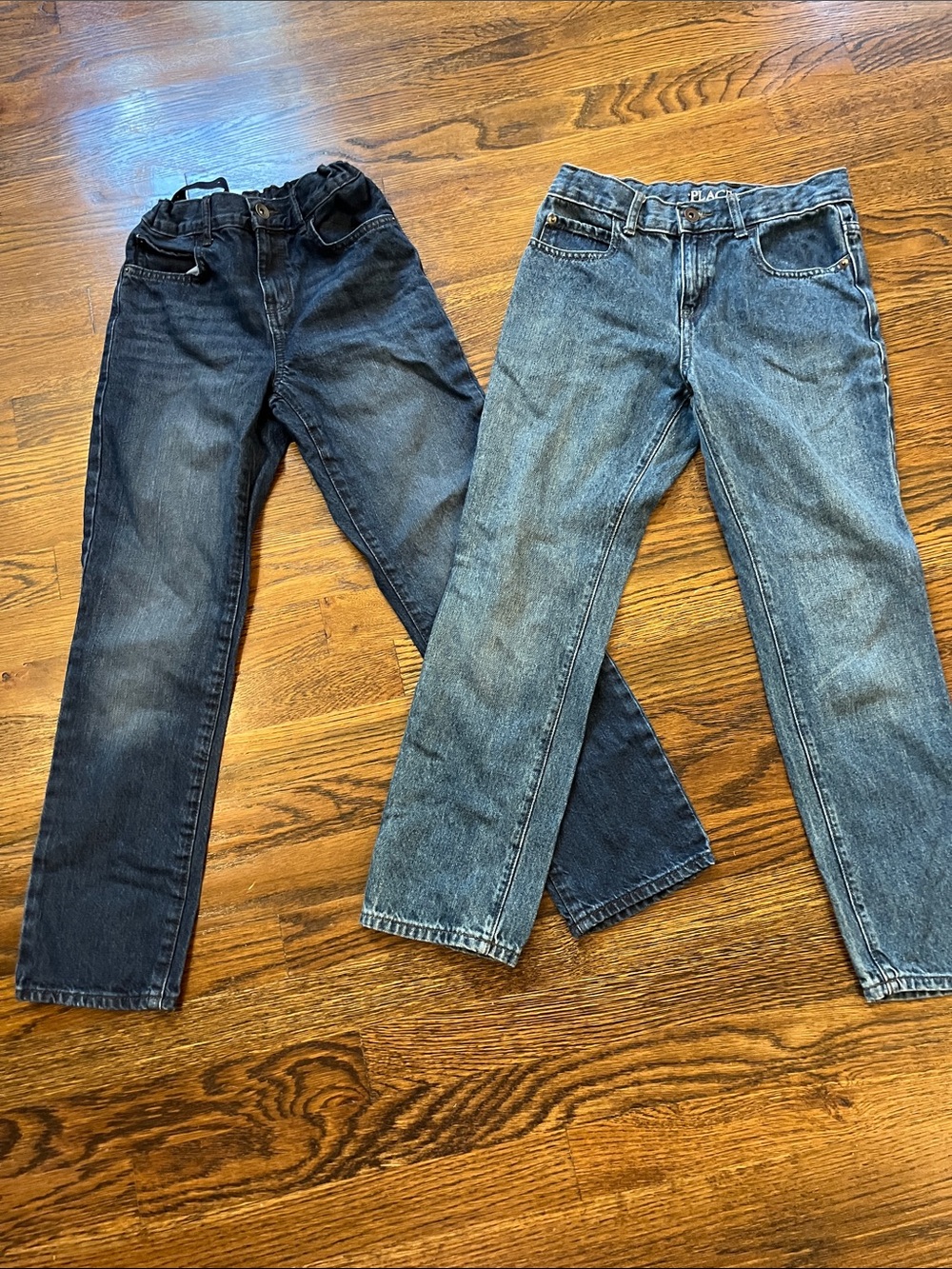 Two pair boys size 10 Jeans “Place  straight” like new